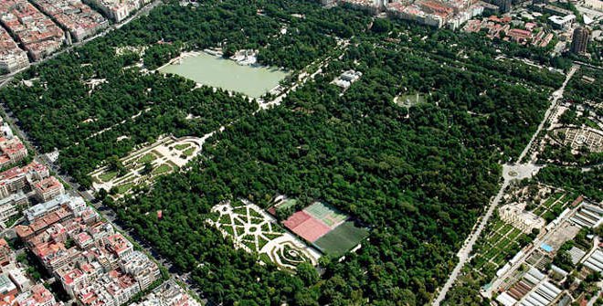 Parque del Retiro en Madrid