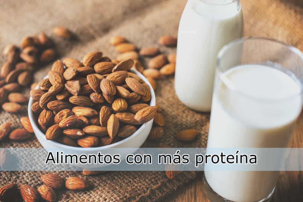 Alimentos con más proteína